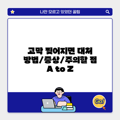 고막 찢어지면 대처 방법/증상/주의할 점 A to Z