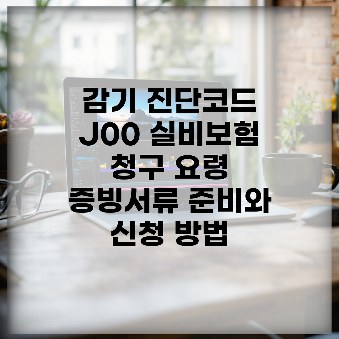 감기 진단코드 J00 실비보험 청구 요령 | 증빙서류 준비와 신청 방법