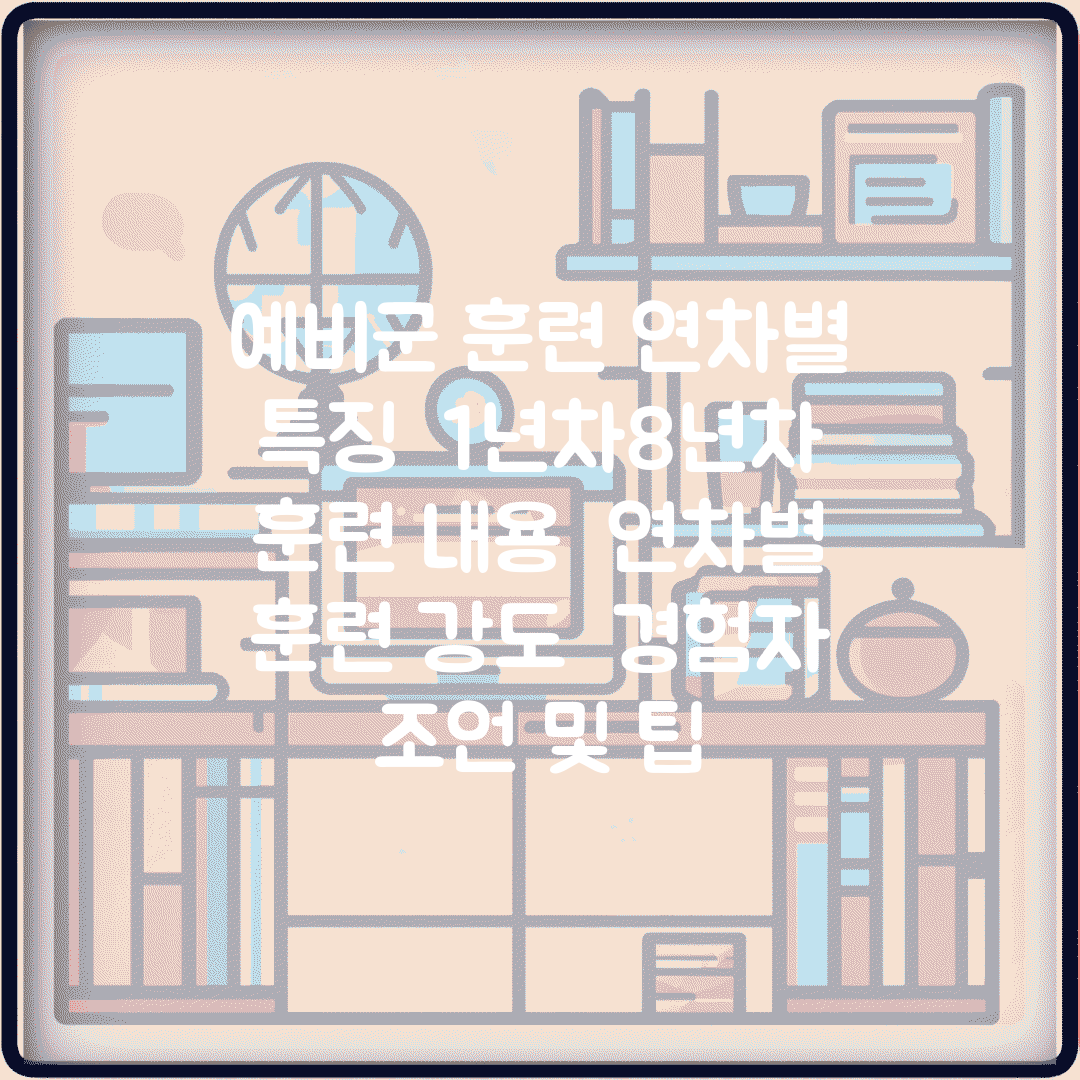 예비군 훈련 연차별 특징 | 1년차~8년차 훈련 내용 | 연차별 훈련 강도 | 경험자 조언 및 팁