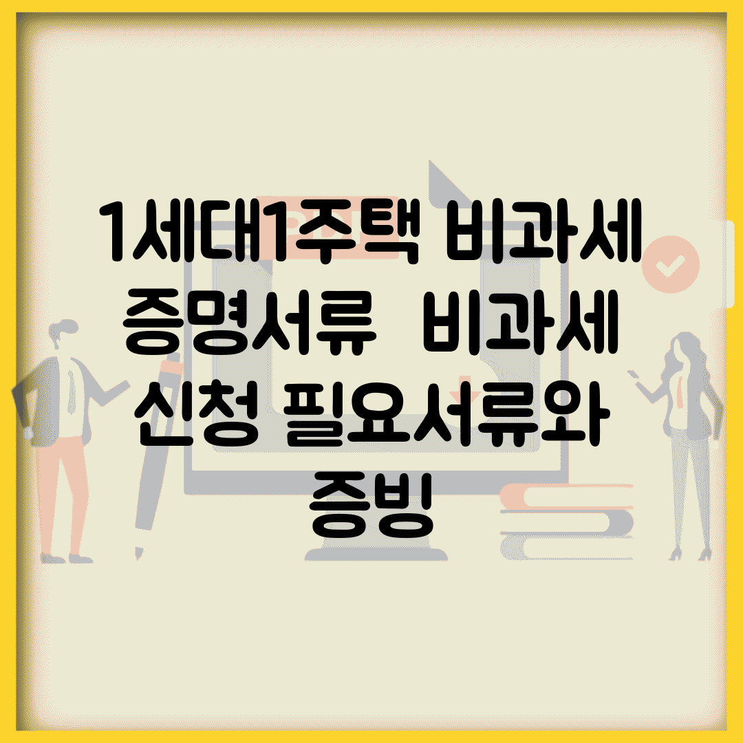 1세대1주택 비과세 증명서류 | 비과세 신청 필요서류와 증빙