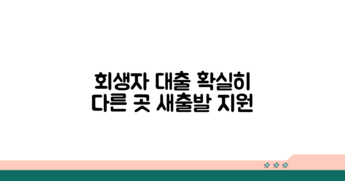 회생자 대출, 이곳은 다르다
