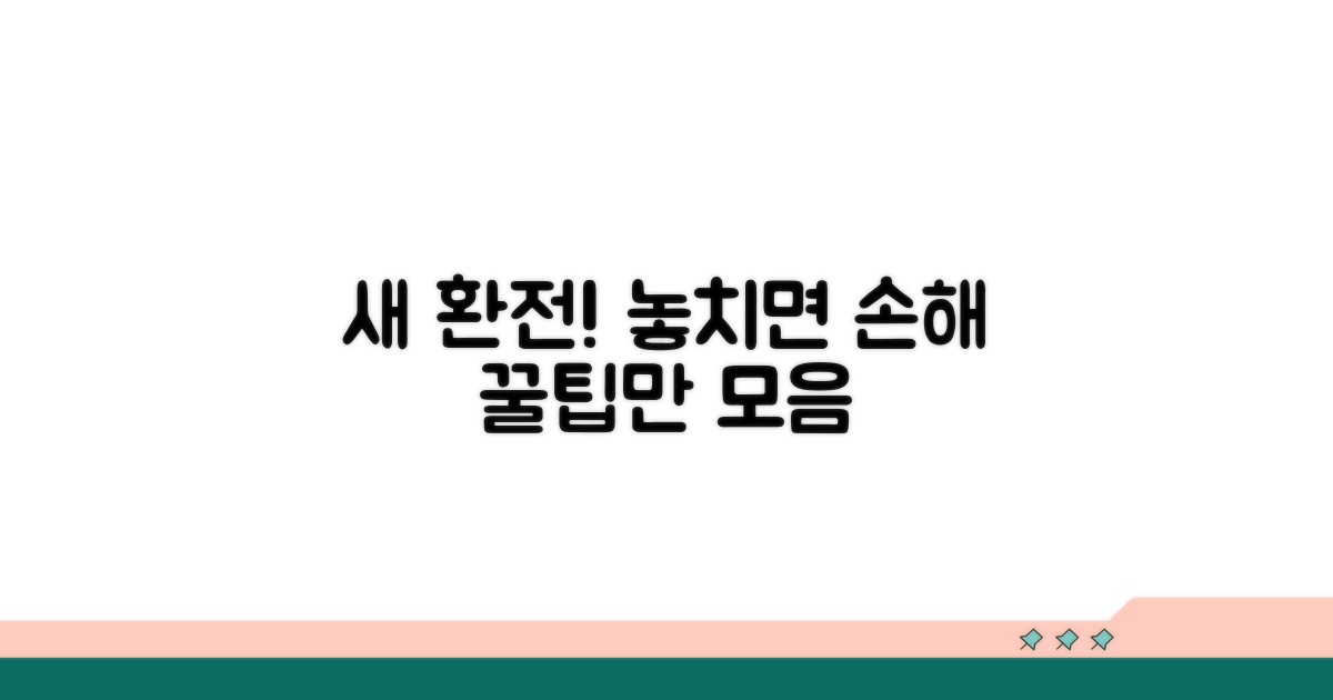 새로운 환전 서비스, 이것만은 알아두자