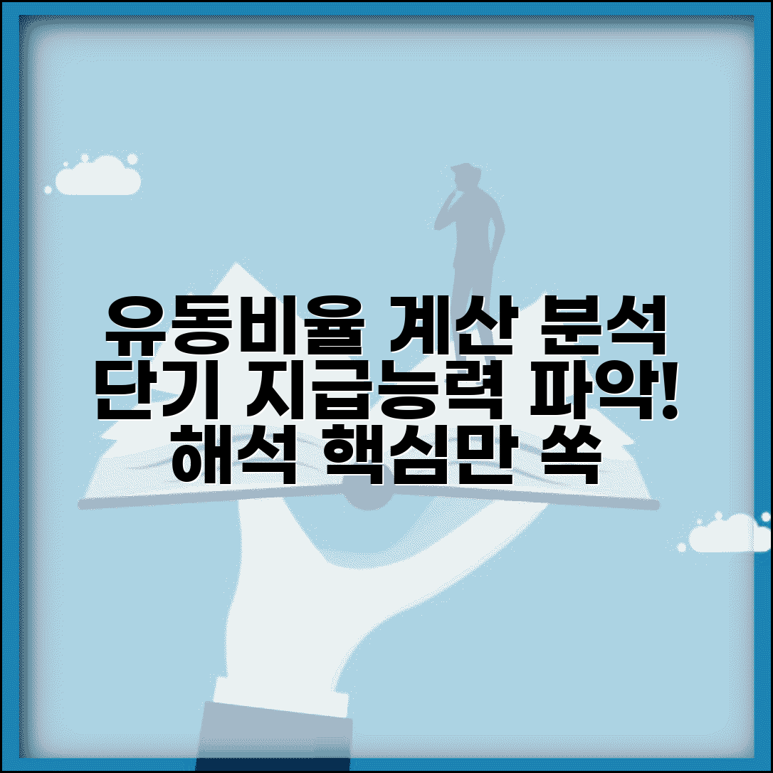 유동비율 계산법 기준 분석 | 기업 단기 지급능력 유동비율 해석 방법