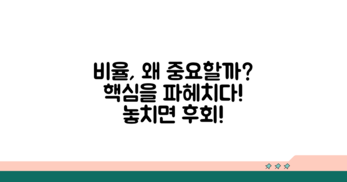이 비율, 왜 중요할까요