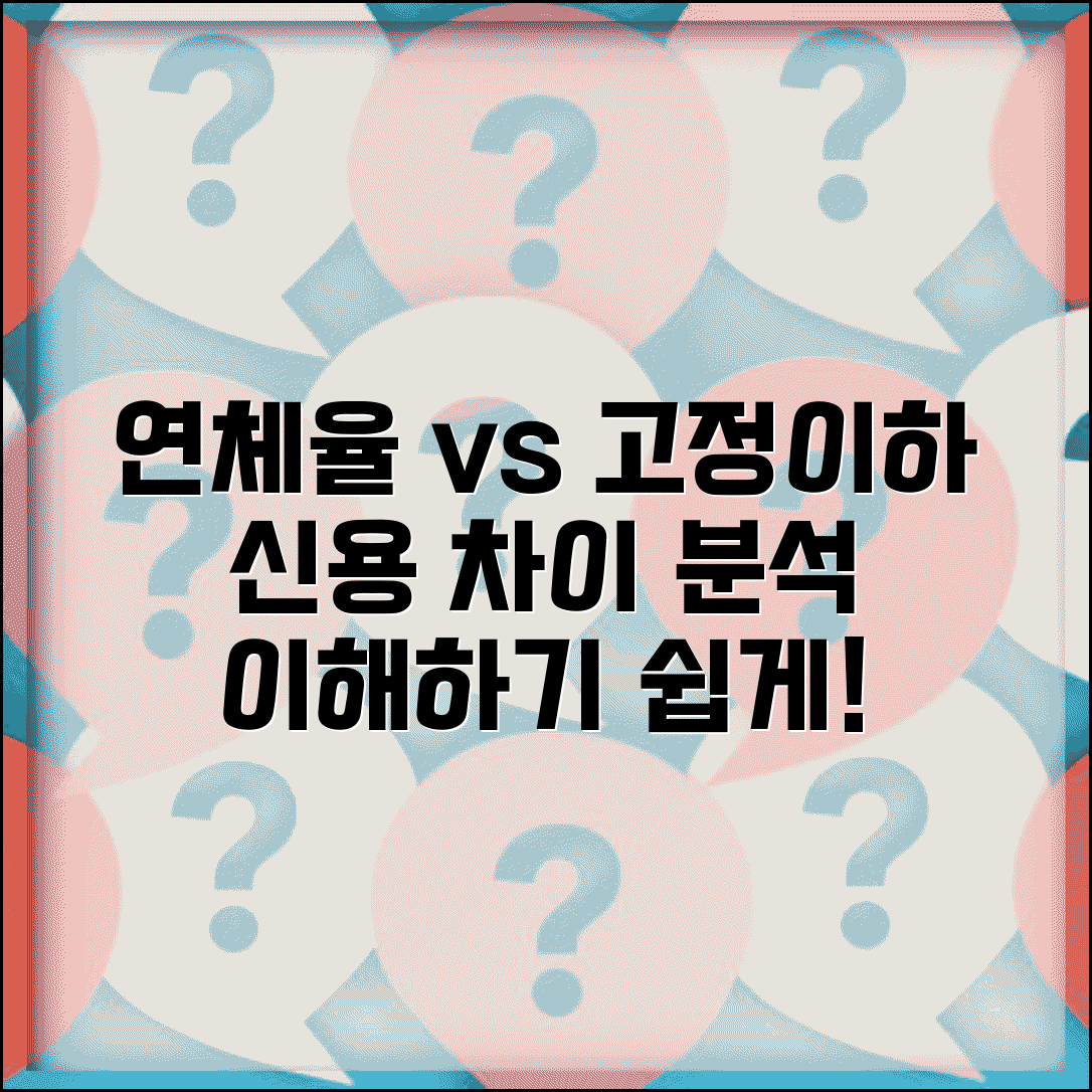 연체율 고정이하여신비율 차이 | 연체율과 고정이하여신비율 구분