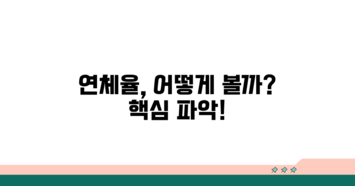 연체율 변화, 어떻게 읽어야 할까?