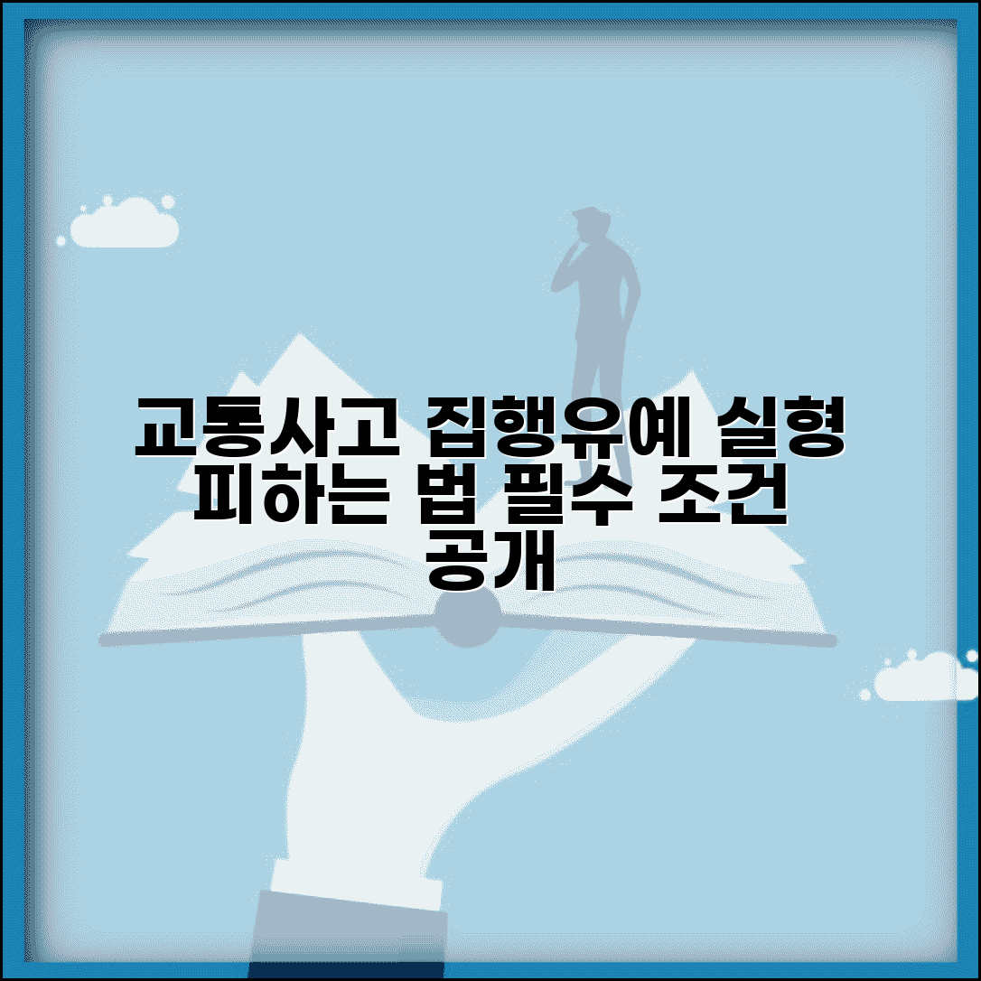 교통사고 집행유예 기준 | 교통사고 실형 면하고 집행유예 받는 조건