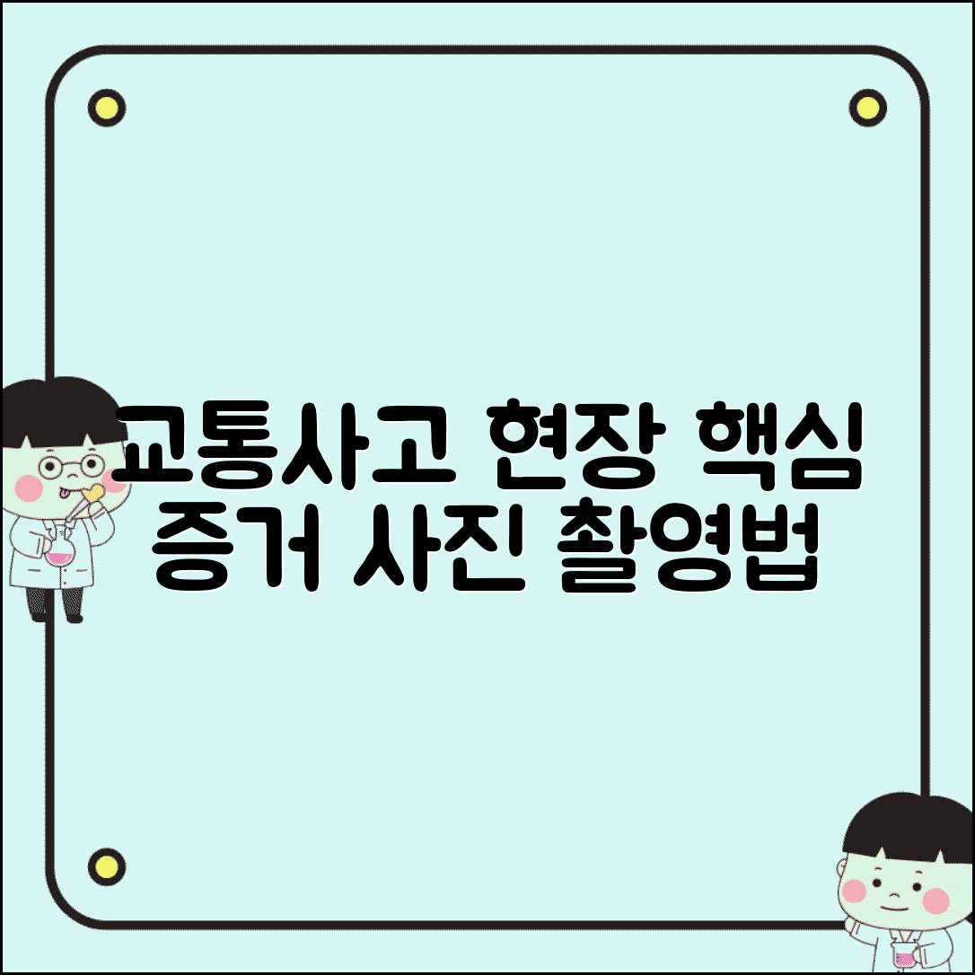 교통사고 현장 사진 촬영법 | 과실 입증용 사고 현장 사진 촬영 포인트