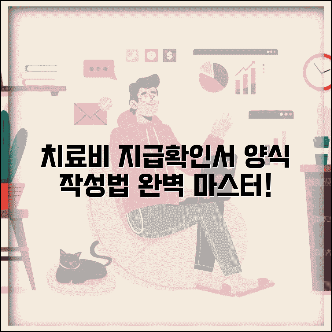 치료비 지급확인서 양식 | 치료비 지급 확인서 서식 및 작성법