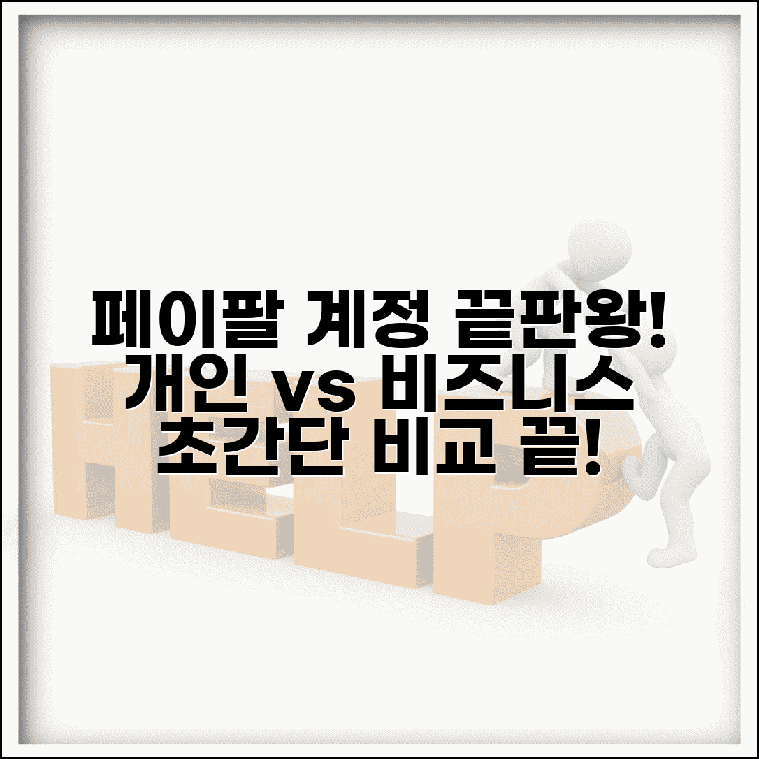 페이팔 계정 종류별 특징 비교 | 개인 계정 vs 비즈니스 계정 차이점과 선택 기준
