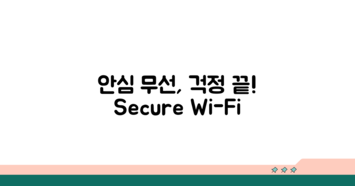 안심하고 무선 네트워크 사용하기