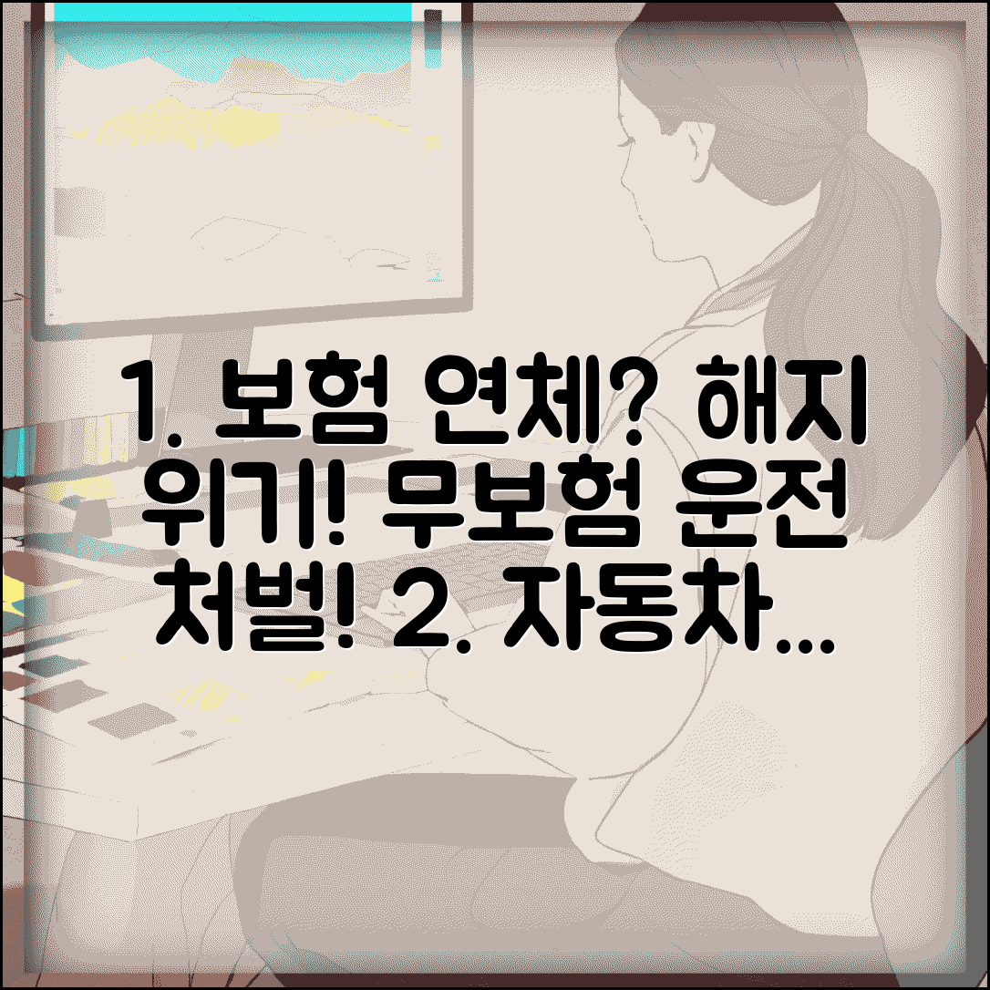 자동차보험 연체 해지 | 자동차보험료 연체시 보험 해지와 무보험 운행 처벌