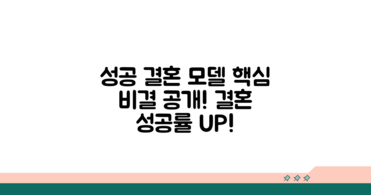 성공하는 결혼정보회사 모델