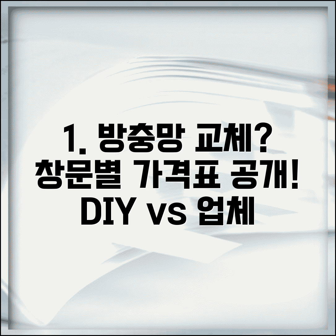 방충망 교체 비용 창문별 가격표 | DIY vs 업체 의뢰 비용 비교 완벽 가이드