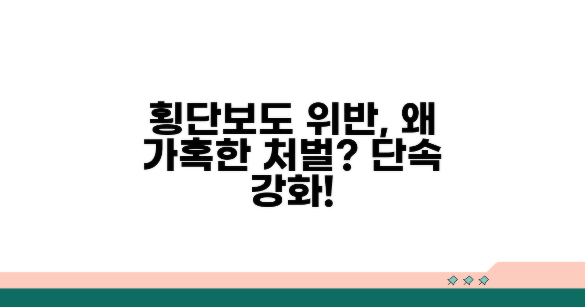 횡단보도 주정차 위반, 왜 엄벌하나?