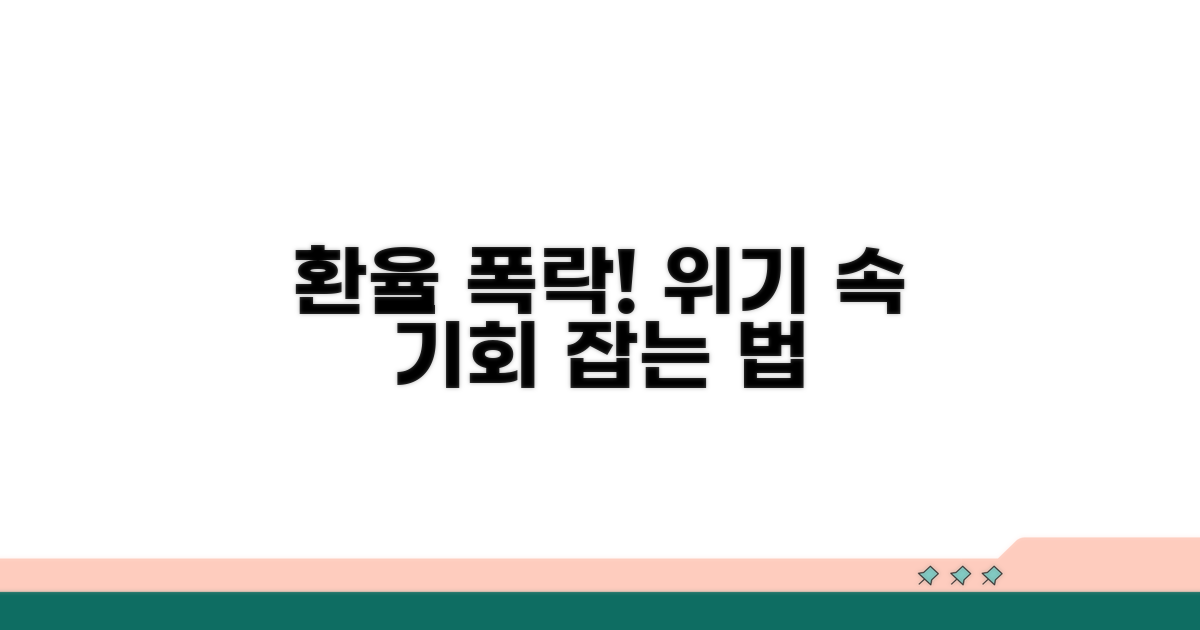 실전 적용과 환율 변동 시 대처법