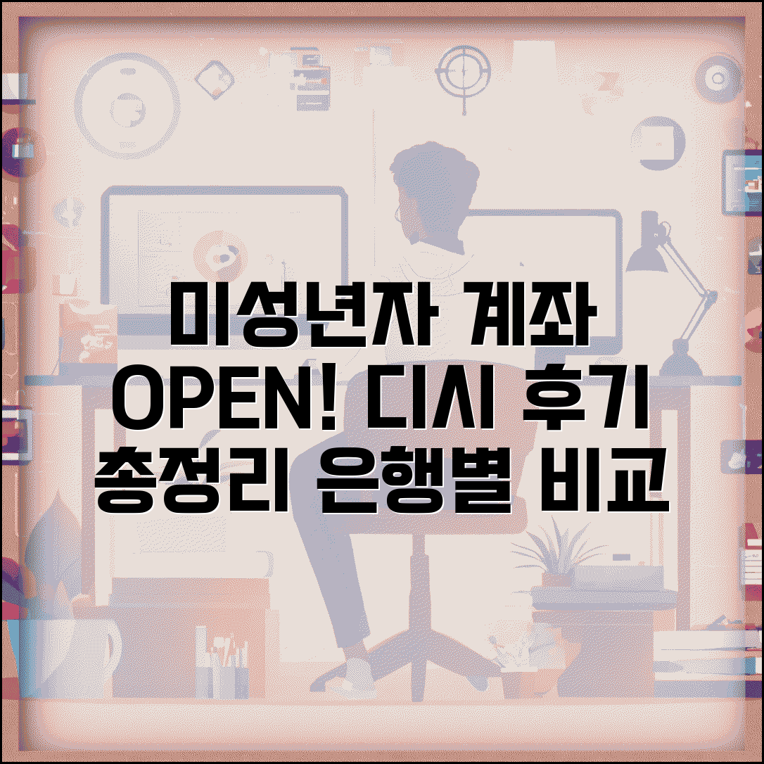 미성년자 계좌 디시 후기 정보 | 실제 개설 경험담과 은행별 서비스 비교 후기