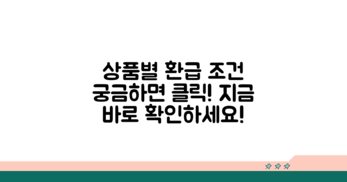 상품별 환급 여부 상세 분석