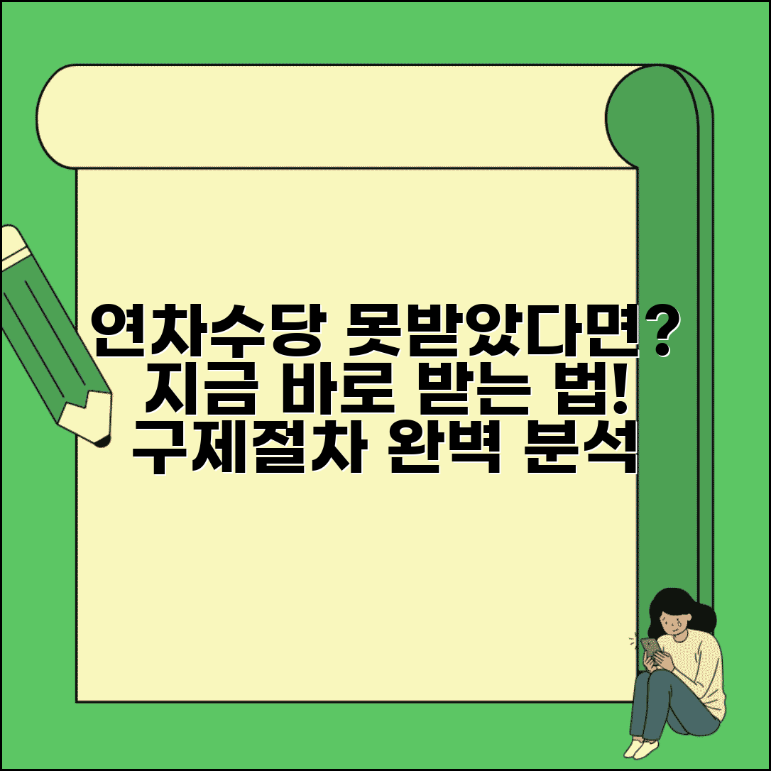 연차수당 미지급 구제절차 | 연차수당 받지 못했을 때 해결방법