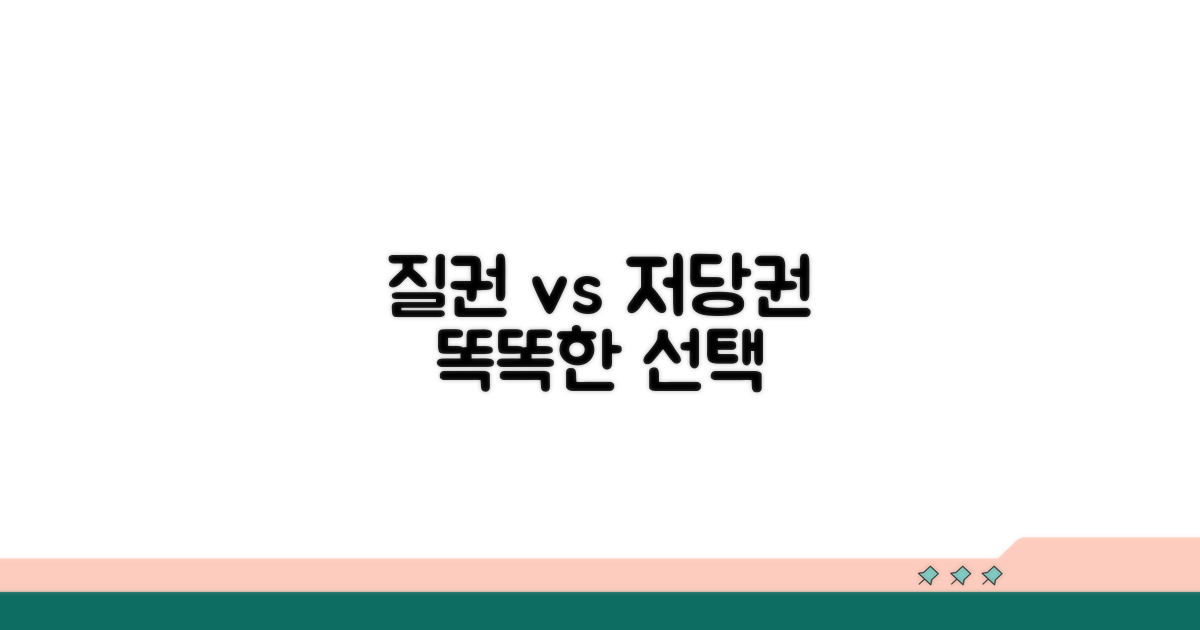 질권 설정과의 차이점과 선택 가이드