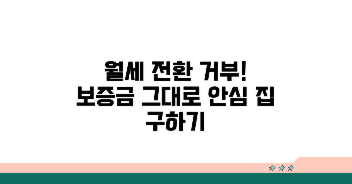 보증금 증액 없이 월세 전환 거부
