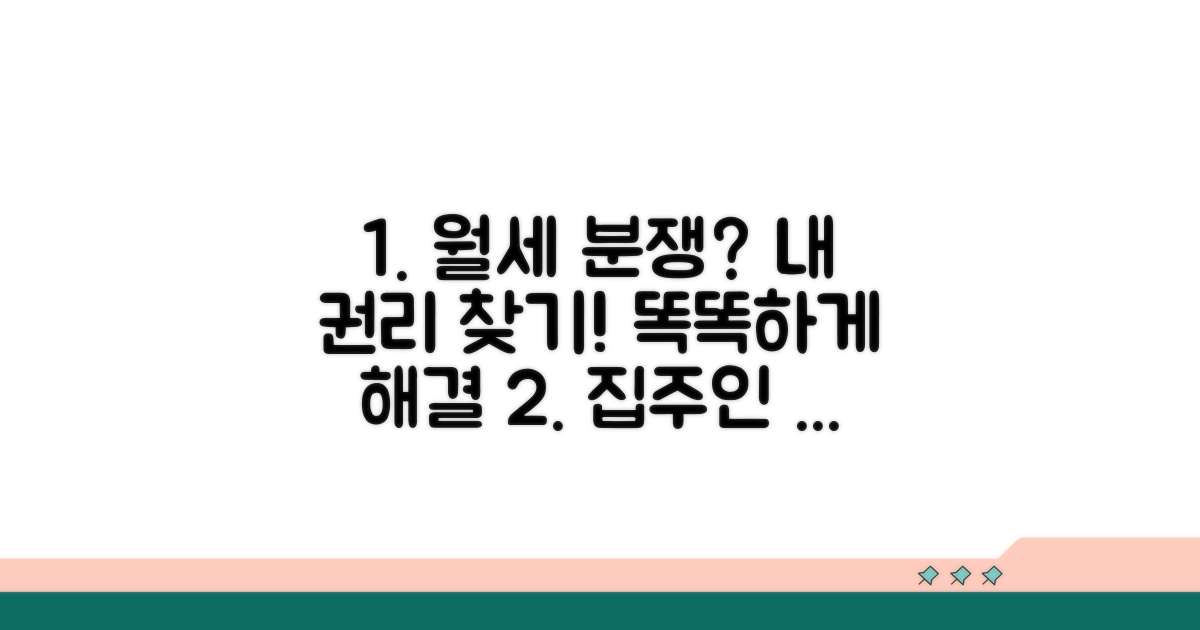 현명한 대처와 임차인 권리 찾기