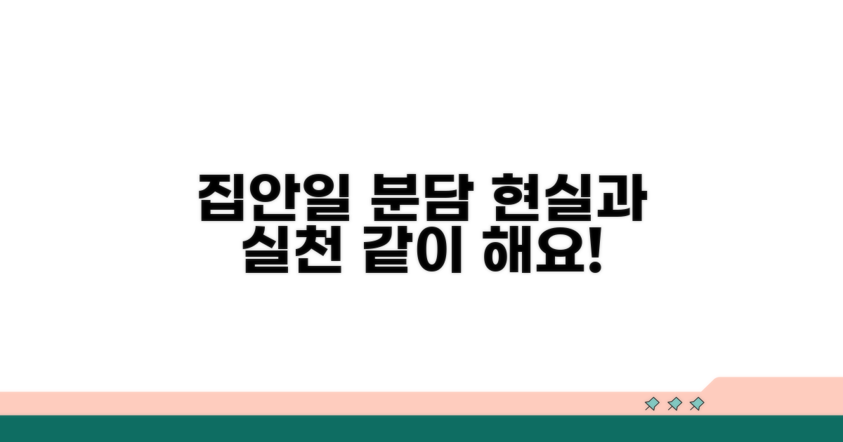 가사분담 현황과 실천 방안