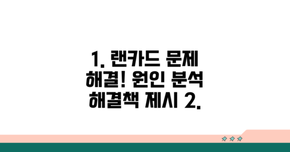 랜카드 인식 오류, 원인 분석
