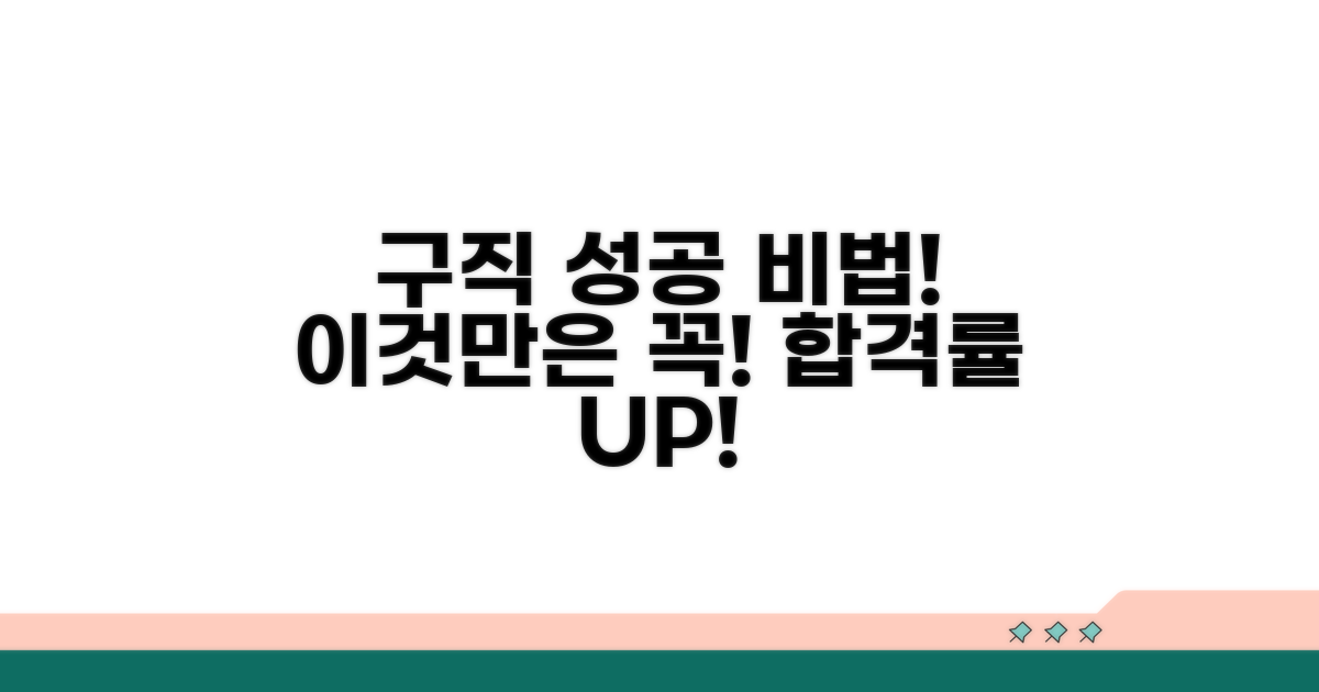 구직 활동, 이것만은 꼭!