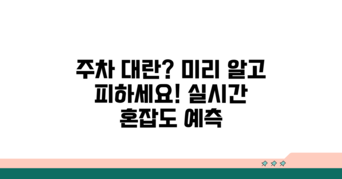 주차장 혼잡도 예측 및 실시간 정보