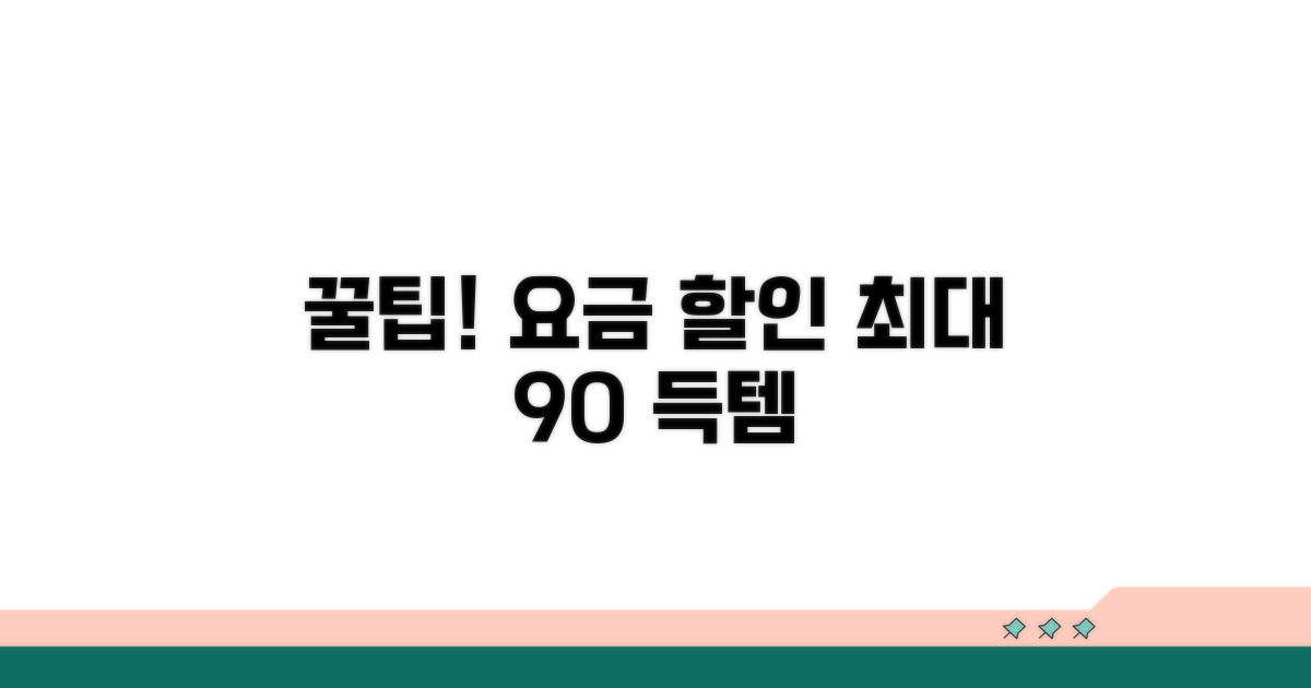 알뜰하게 요금 할인받는 꿀팁