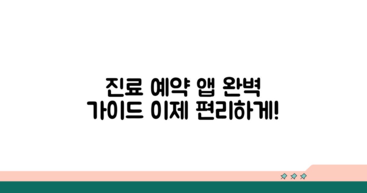 진료 예약, 온라인/모바일 앱 완벽 가이드