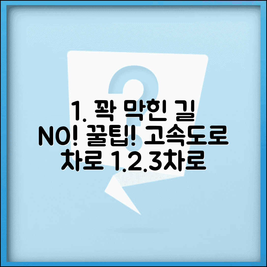 고속도로 주행 차로 완벽정리 | 1차로 2차로 3차로 용도