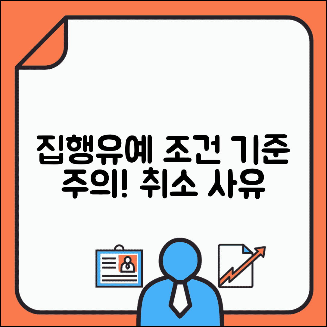 형사처벌 집행유예 조건 | 집행유예 선고 기준 | 준수사항 | 집행유예 취소 사유