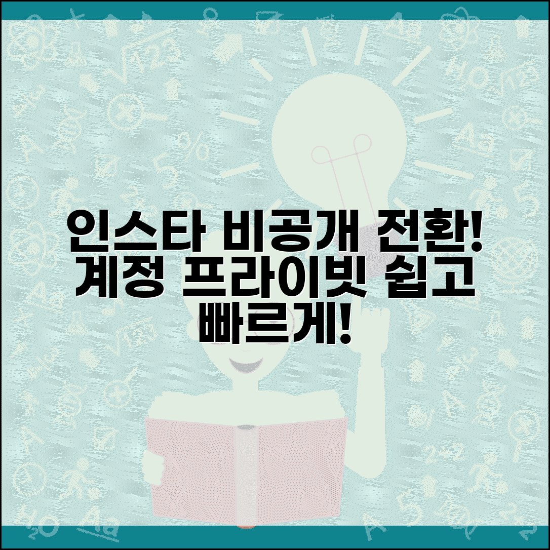 인스타그램 비공개 계정 설정 | 인스타 프라이빗 전환