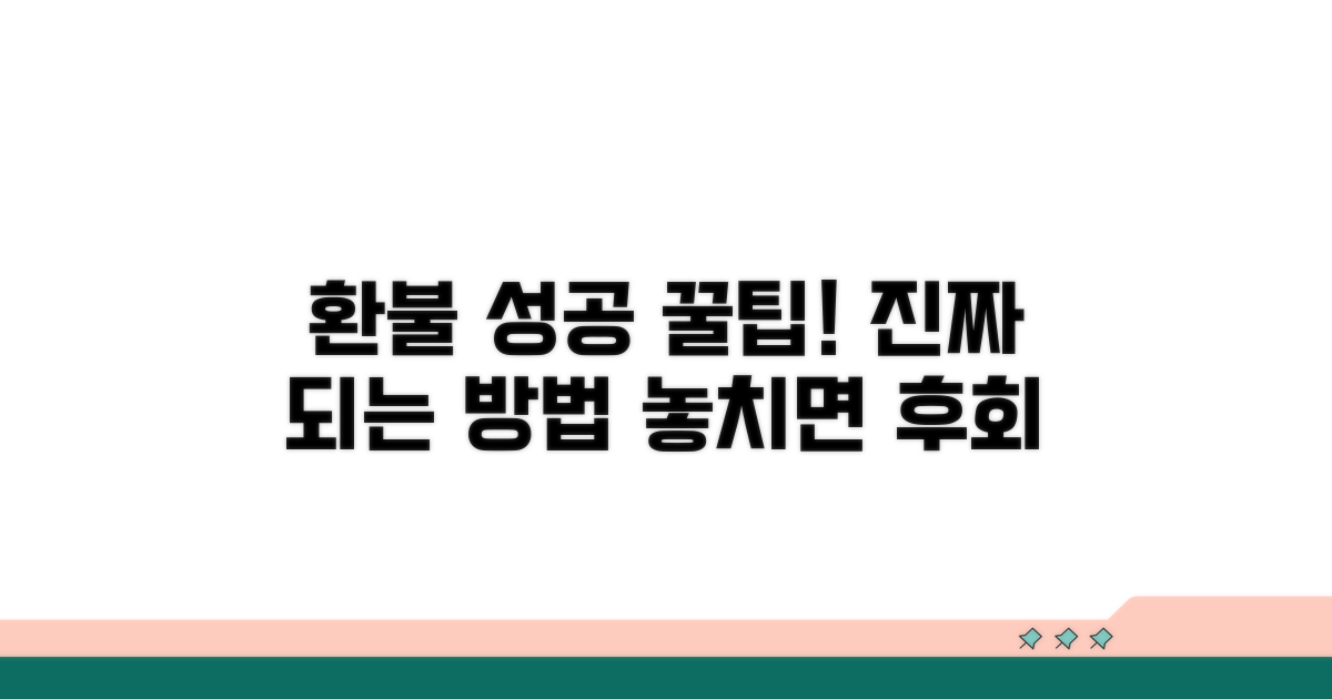 성공적인 환불을 위한 꿀팁