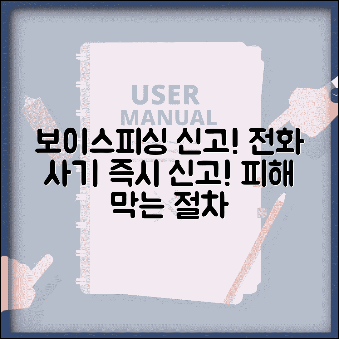 보이스피싱 신고 전화번호 | 전화 사기 신고 번호와 절차