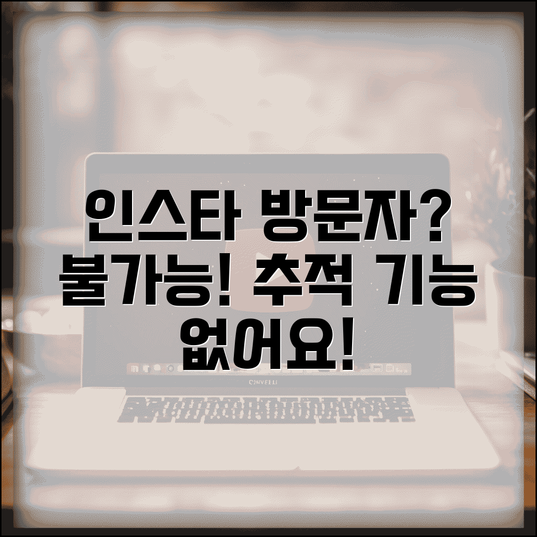 인스타그램 방문자 확인 불가능 | 프로필 방문자 추적 기능 부재 설명