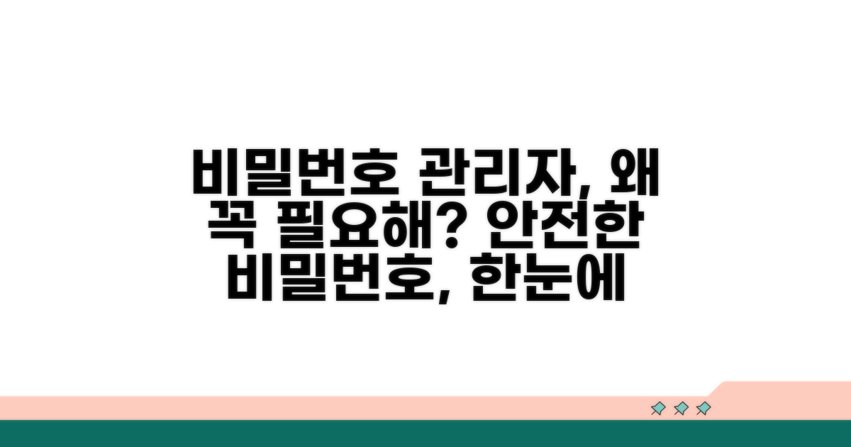 비밀번호 관리자, 왜 필요할까?