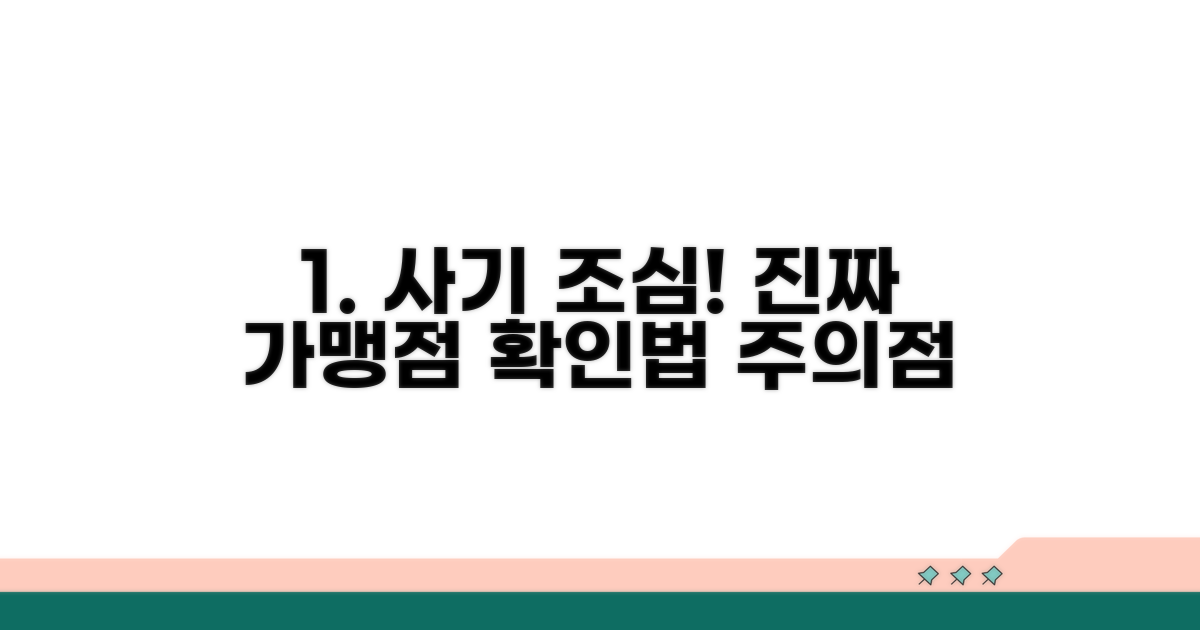 가맹점 확인 방법과 주의사항