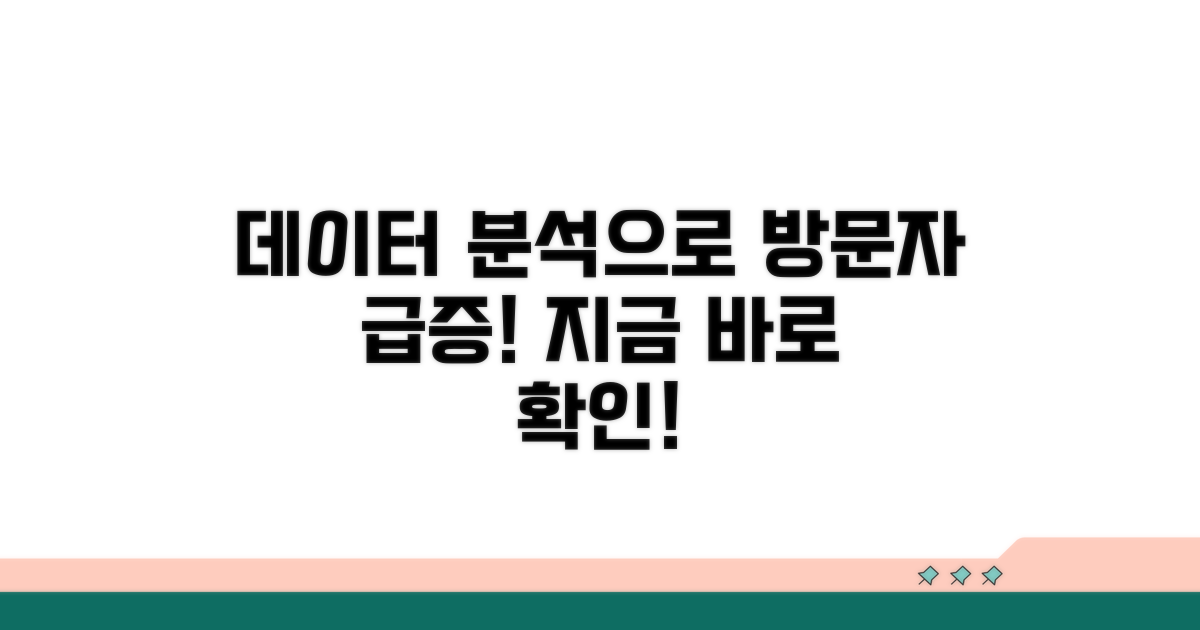 데이터 분석으로 방문자 수 올리기