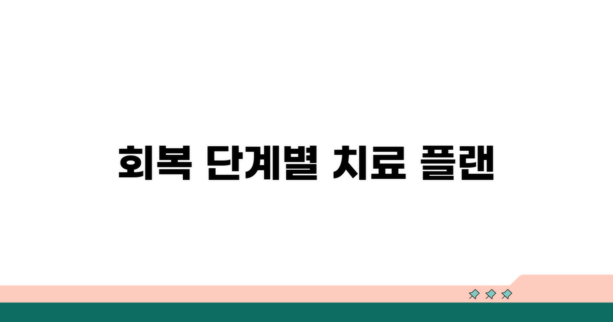 회복을 위한 단계별 치료 계획
