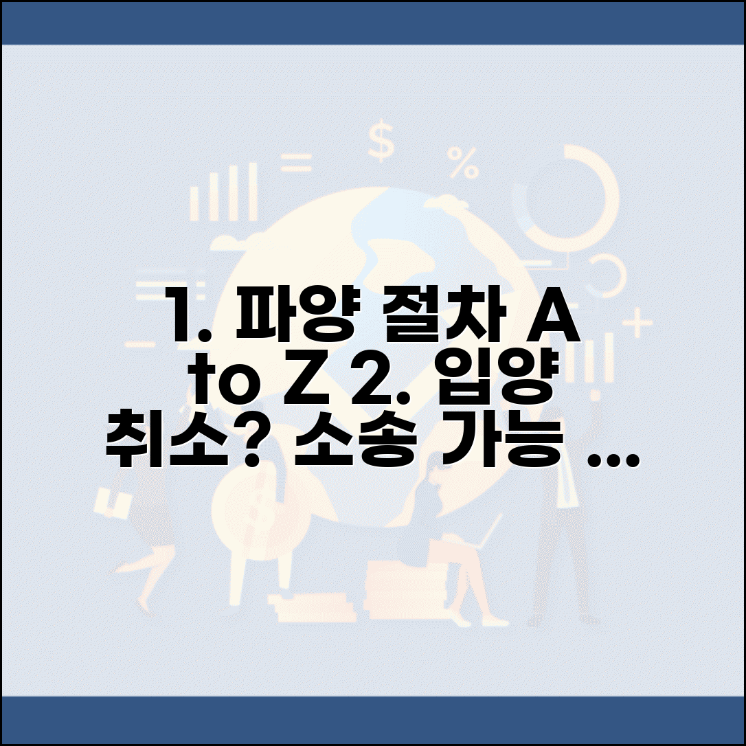 파양 청구 사유 방법 절차 | 입양 취소 파양 소송