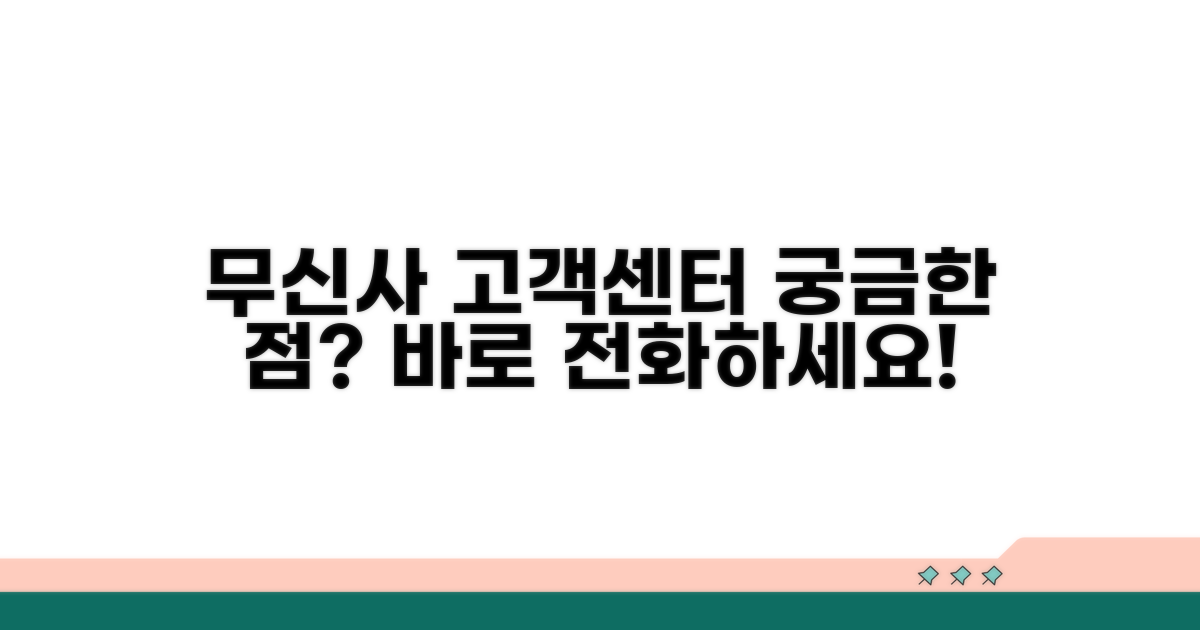 무신사 고객센터 전화번호 안내