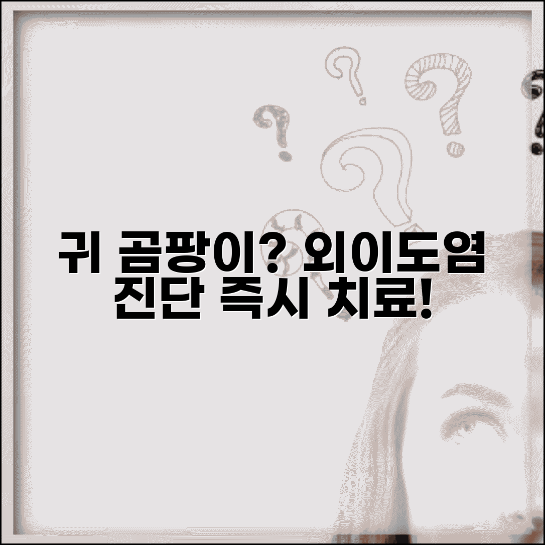 귀 곰팡이 진균성 외이도염 | 귀 곰팡이 증상 치료