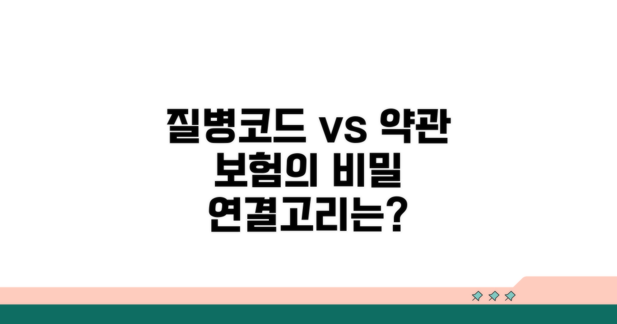 질병코드와 약관, 무엇이 연결될까