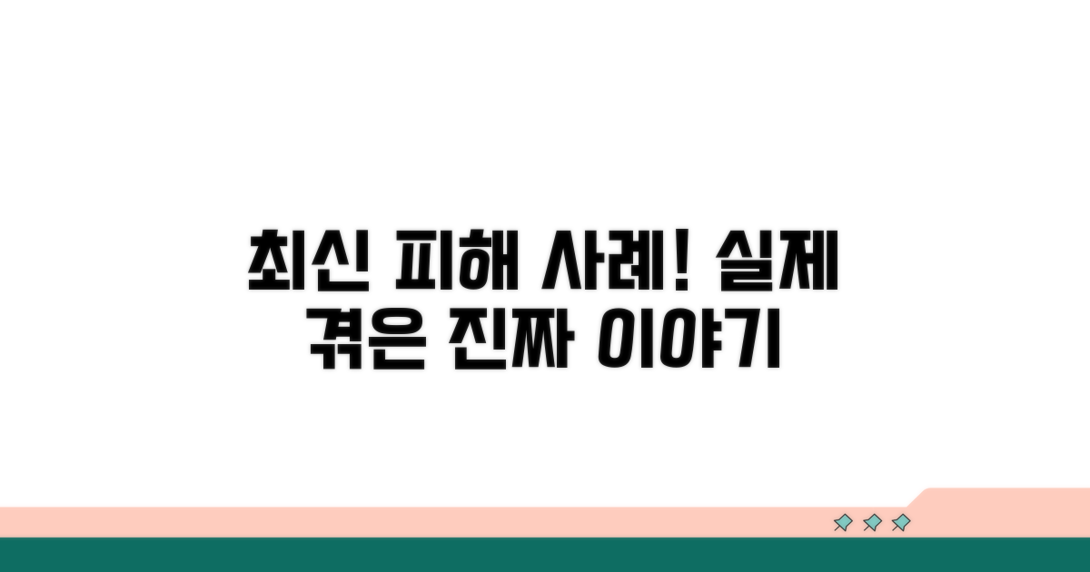 최신 피해 사례와 실제 겪은 이야기