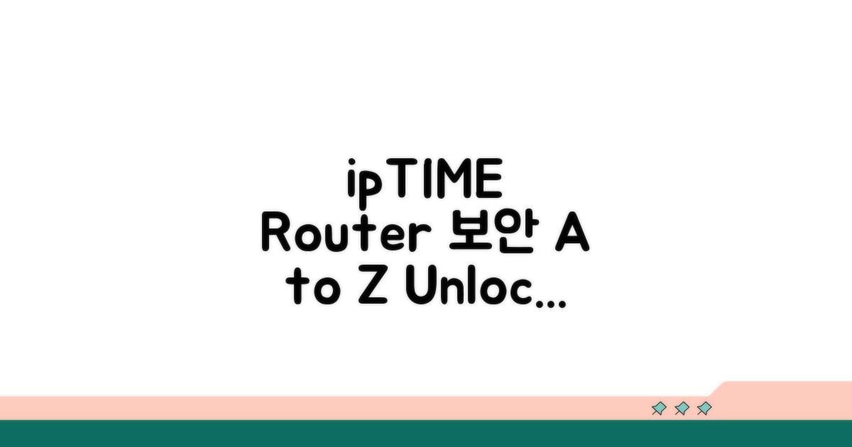 ipTIME 라우터 보안 관리 A to Z