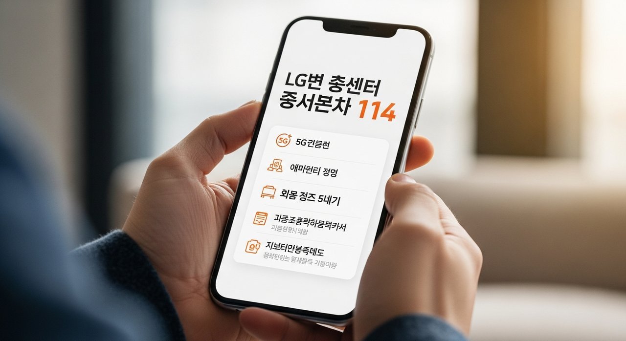 LG유플러스 고객센터 전화번호 114 | 5G 요금제 인터넷 결합 상담 꿀팁 5가지