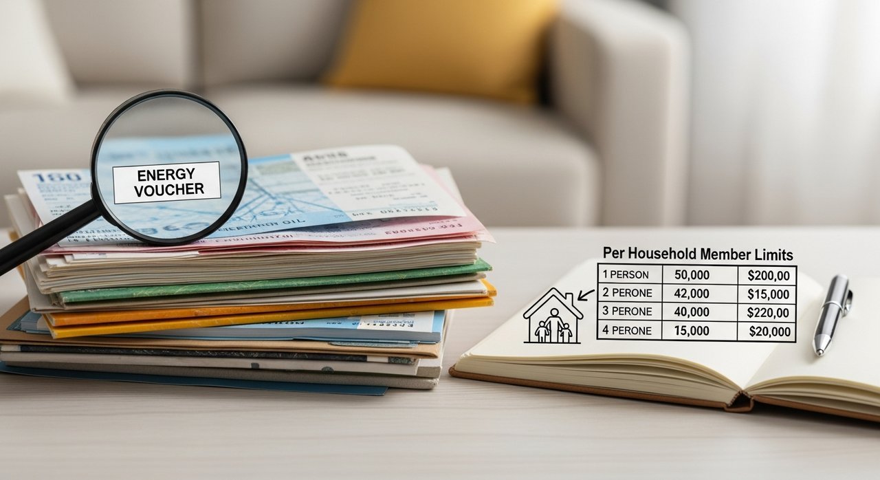 에너지 바우처 지원금액 최대한 받는 법, 가구원수별 한도액 꼼꼼히 확인하세요